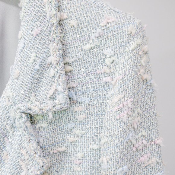 Chanel 07C Double Breasted Tweed Coat - Picture 6 of 16